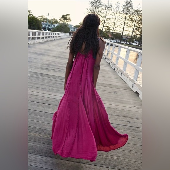 NWOT Free People McKinley Maxi Dress - Picture 2 of 12